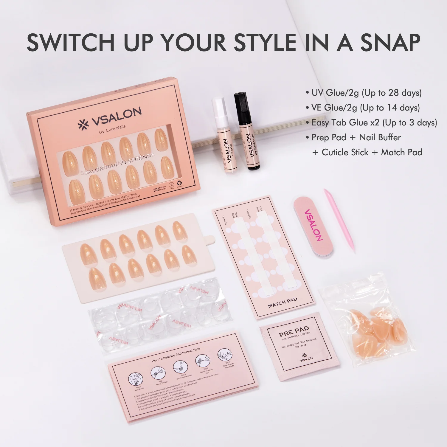 Mega Lucky Bag 2025: Mixed and Matched Nails w/ KITS: 7–9 Sets - Image 15