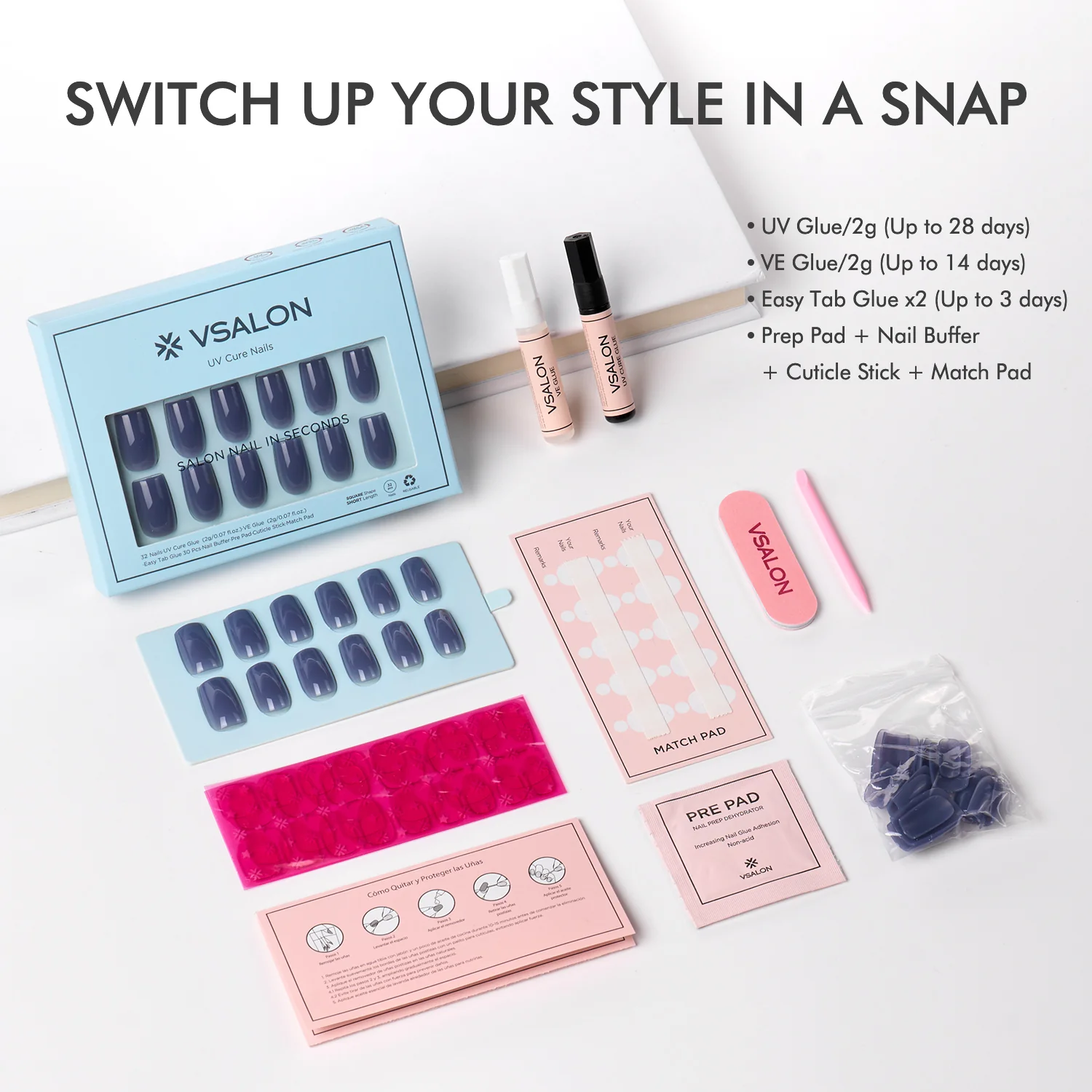Mega Lucky Bag 2025: Mixed and Matched Nails w/ KITS: 7–9 Sets - Image 16