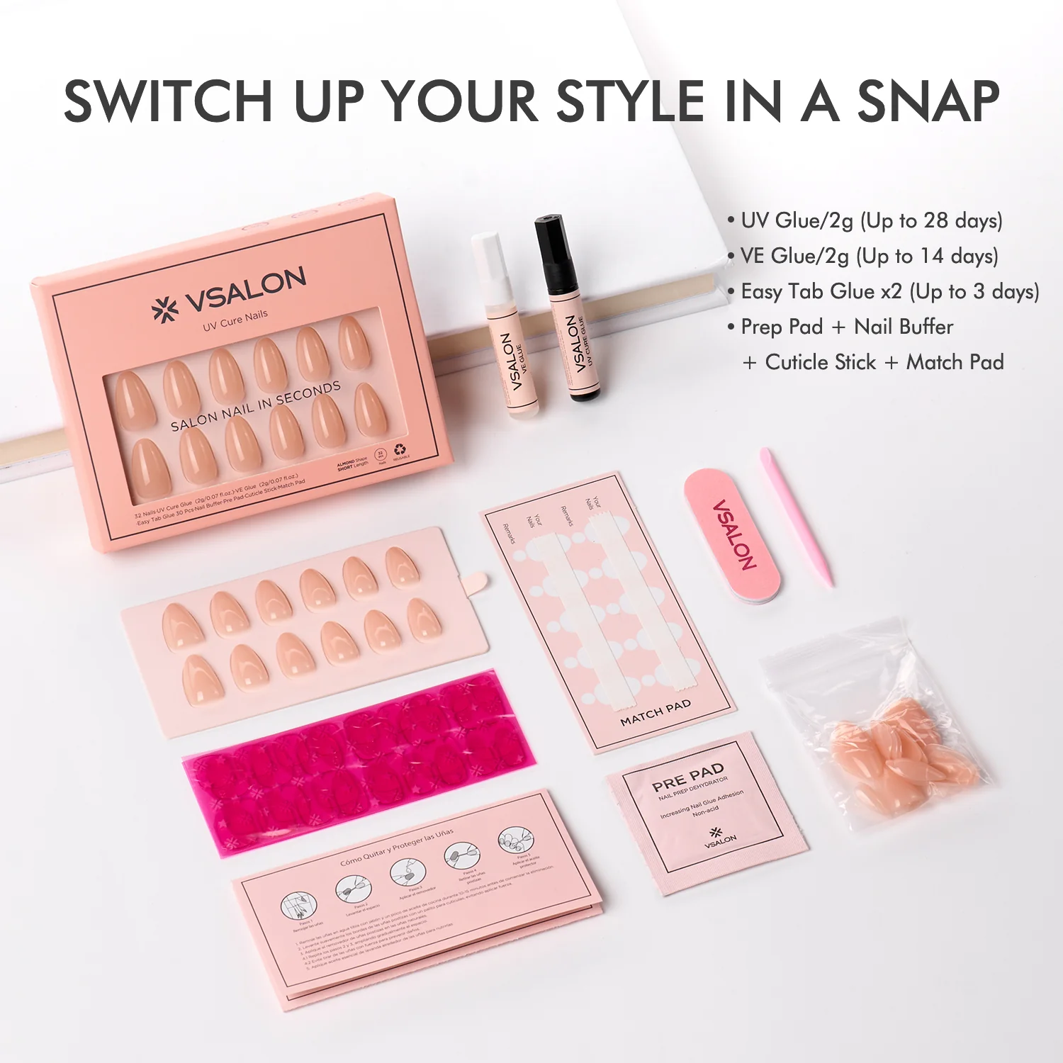 Mega Lucky Bag 2025: Mixed and Matched Nails w/ KITS: 7–9 Sets - Image 17