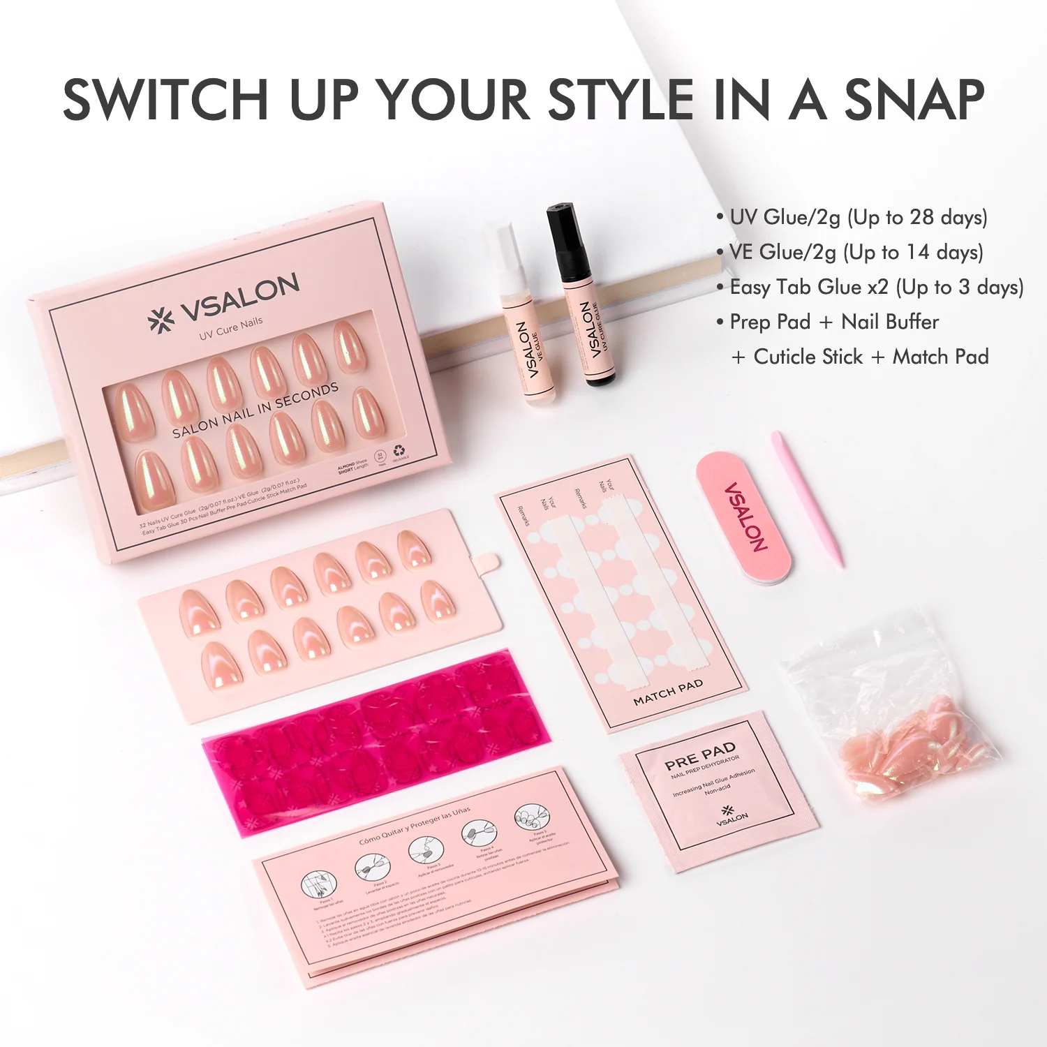Mega Lucky Bag 2025: Mixed and Matched Nails w/ KITS: 7–9 Sets - Image 18