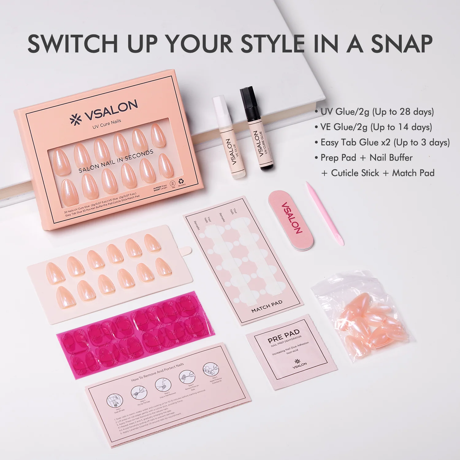 Mega Lucky Bag 2025: Mixed and Matched Nails w/ KITS: 7–9 Sets - Image 4