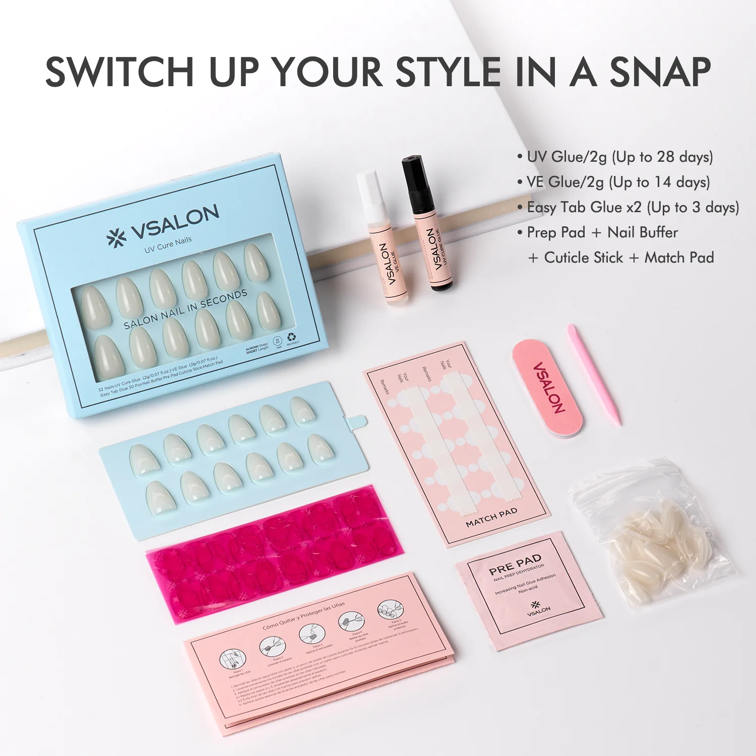 Mega Lucky Bag 2025: Mixed and Matched Nails w/ KITS: 7–9 Sets - Image 7