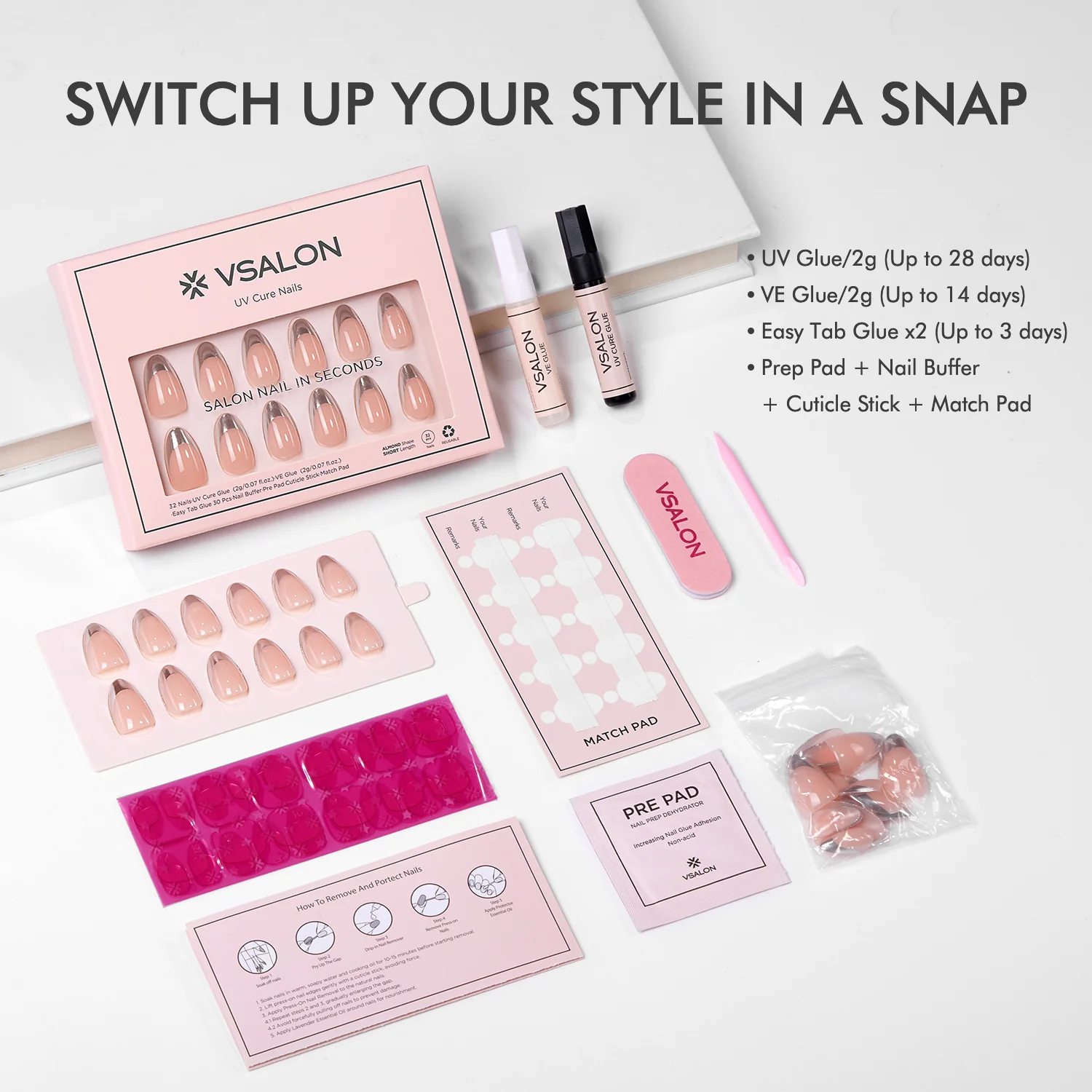 Mega Lucky Bag 2025: Mixed and Matched Nails w/ KITS: 7–9 Sets - Image 9