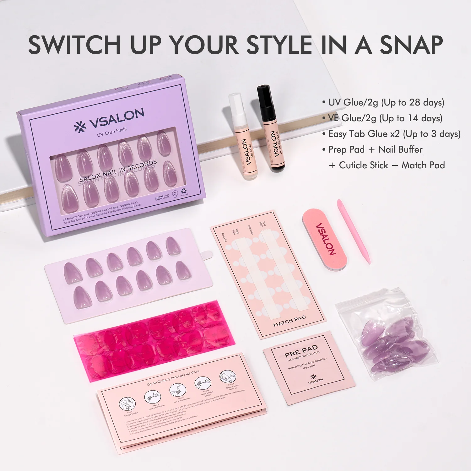 Mega Lucky Bag 2025: Mixed and Matched Nails w/ KITS: 7–9 Sets - Image 10