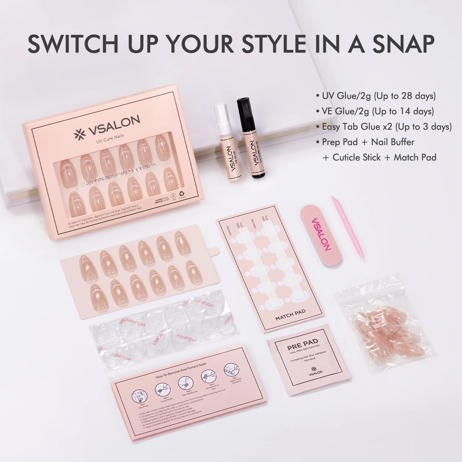 Mega Lucky Bag 2025: Mixed and Matched Nails w/ KITS: 7–9 Sets - Image 13