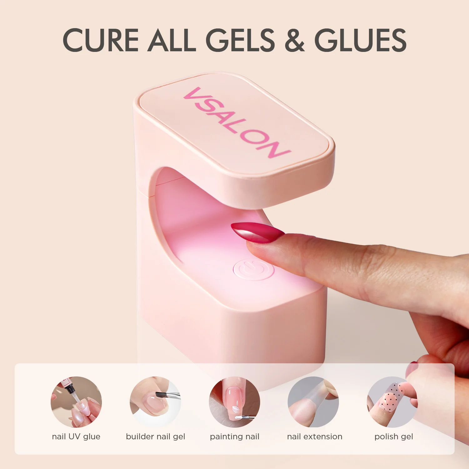 VSALON UV/LED Nail Lamp - Image 3