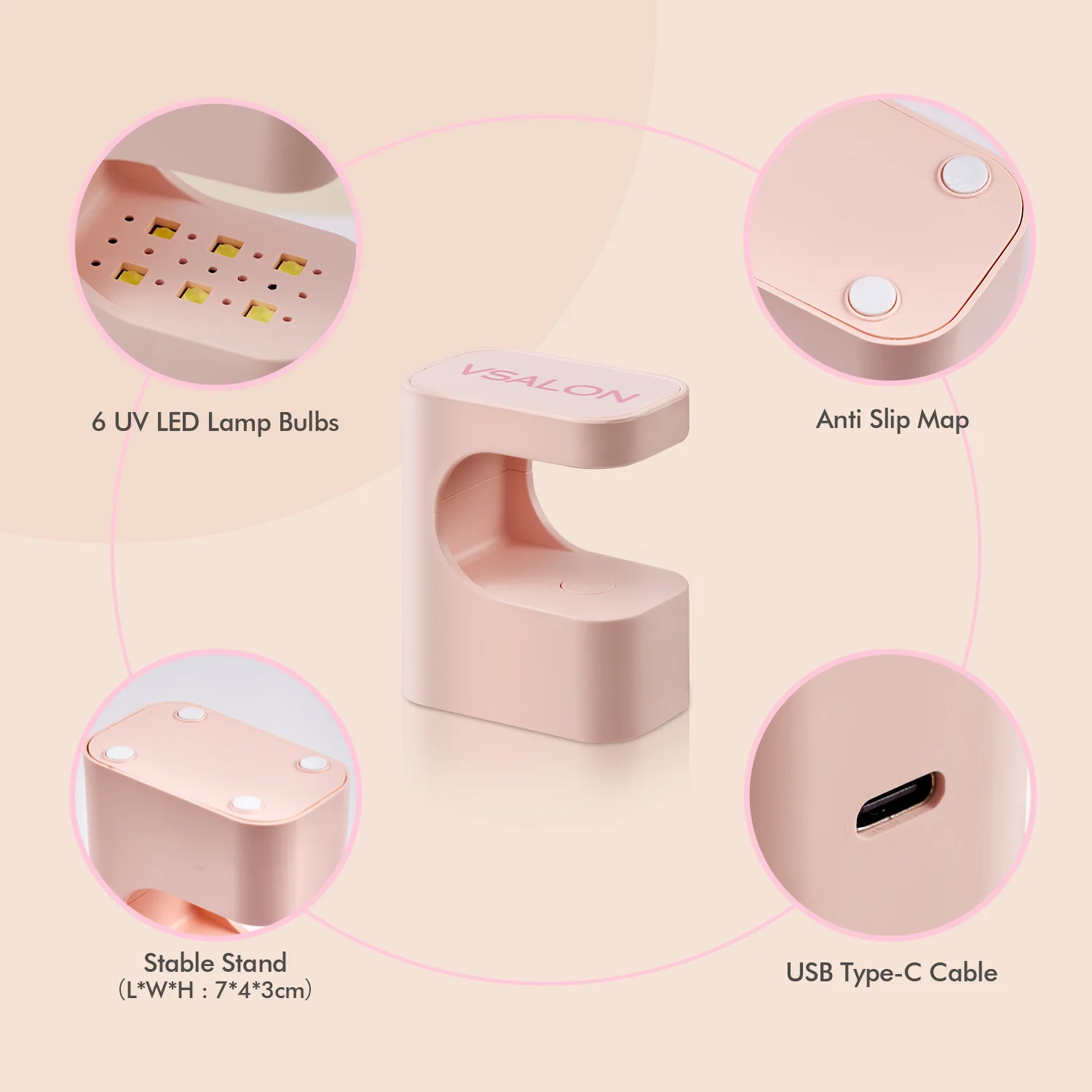 VSALON UV/LED Nail Lamp - Image 4