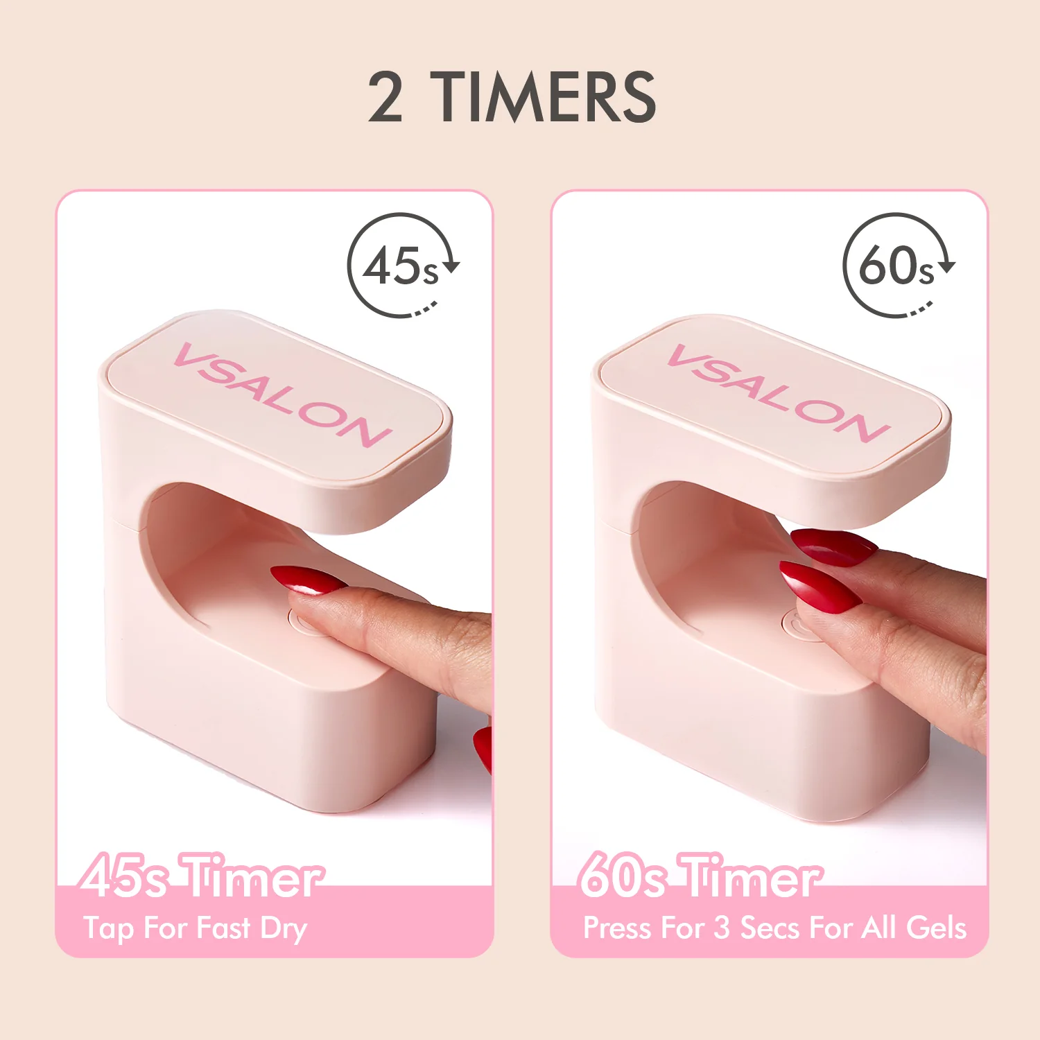 VSALON UV/LED Nail Lamp - Image 5
